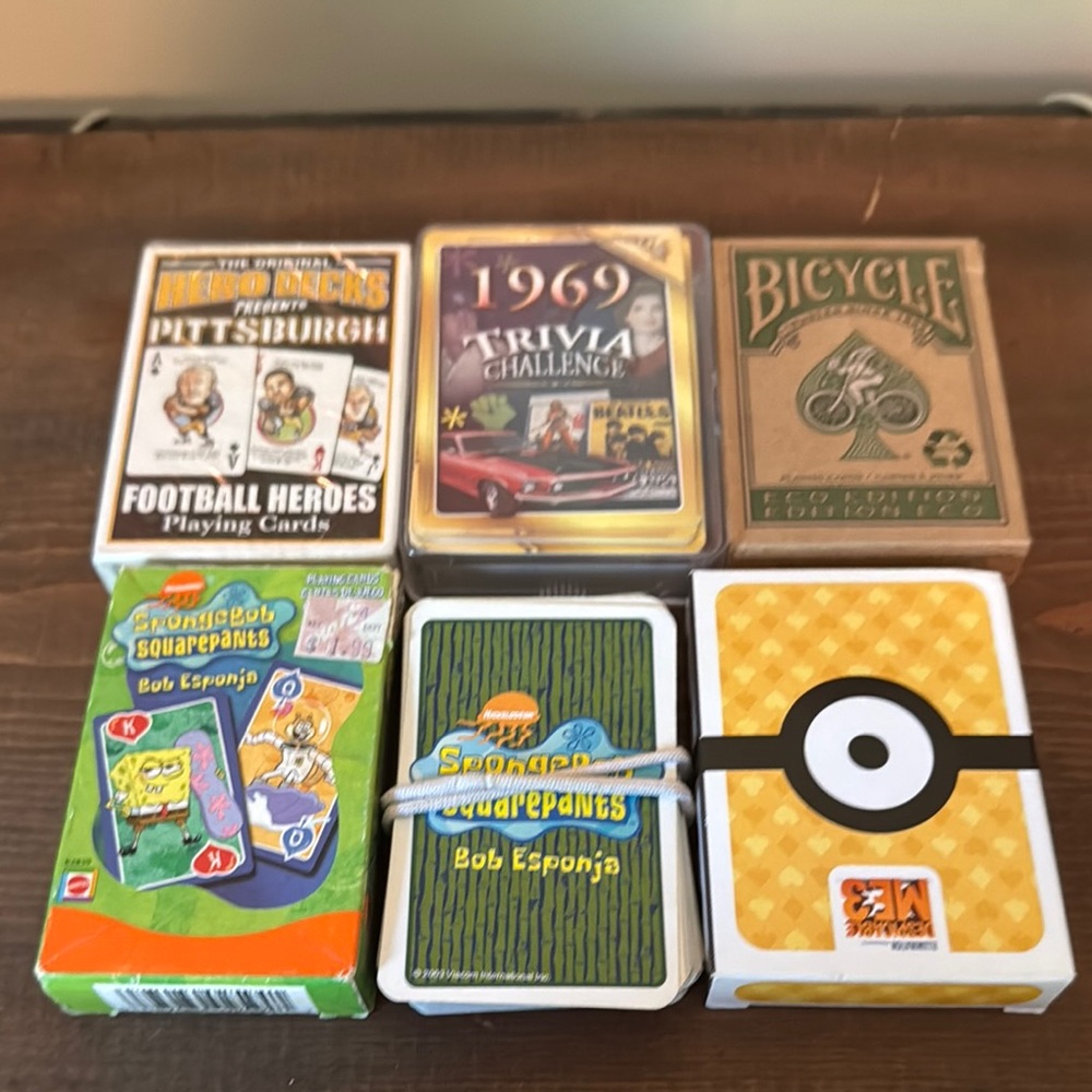 ♠️♥️♣️♦️6 sets of Playing Cards